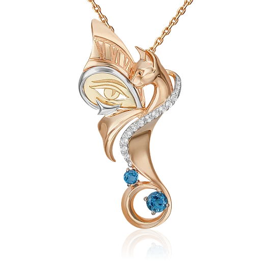 Подвеска золотая 03-3303-00-201-1113 №22 29 | Ювелирные изделия в сети Золотая Подкова