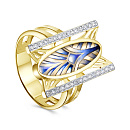 Кольцо золотое 11-22039-62400 | Кольцо золотое 11-22039-62400 купить по цене 179400 руб. в ювелирном магазине ⭐️ «Золотая Подкова»