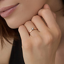 Кольцо золотое 13997-100 | Кольцо золотое 13997-100 купить по цене 56070 руб. в ювелирном магазине ⭐️ «Золотая Подкова»